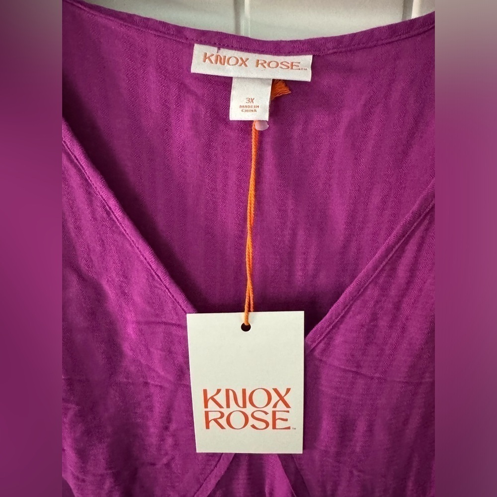 Women's Plus Size Short Sleeve A-Line Dress - Knox
Rose™ Purple 3X- NWT - Picture 9 of 10